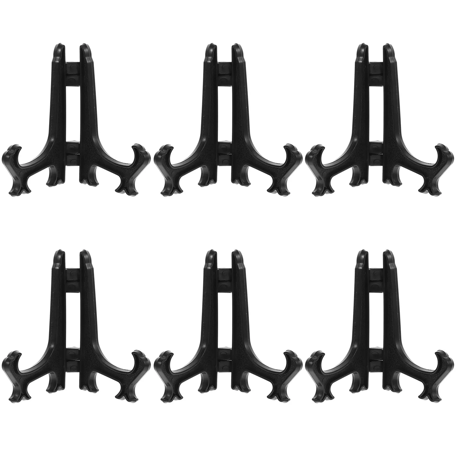 6Pcs Space Saving Acrylic Coin Stand Mini Display Easel for Home Office Desk Coin Collection Rack Medal Storage Holder Organizer