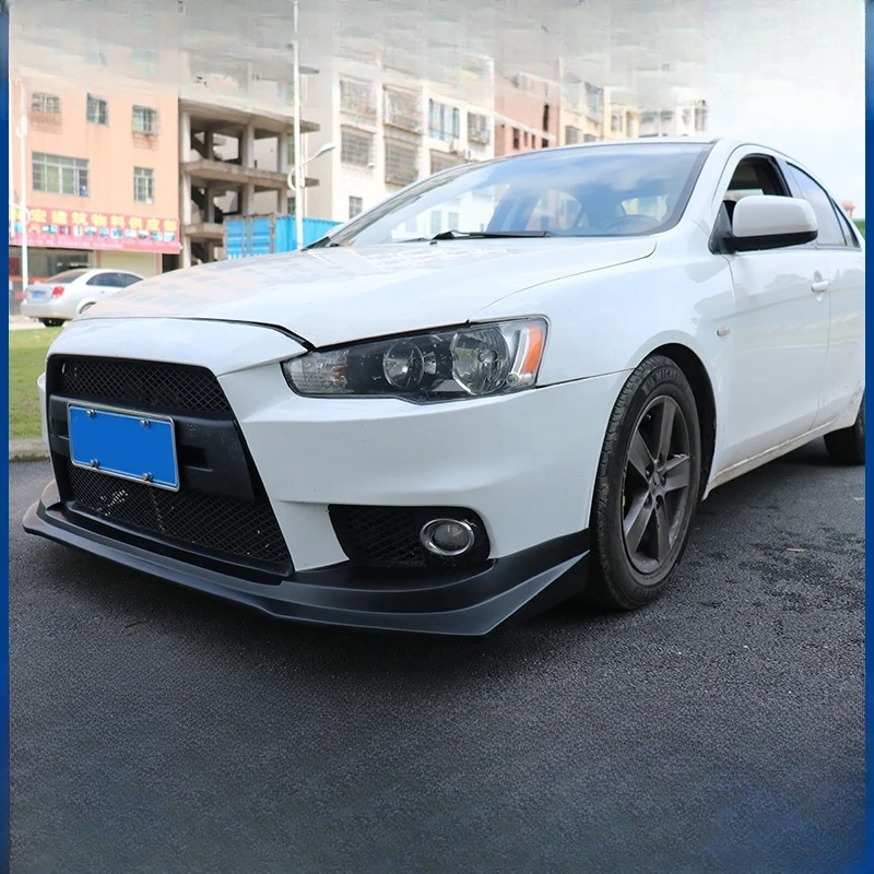 Подходит для Mitsubishi Yishen, передняя лопата, специальный модифицированный передний подбородок Yishen, EVO, матовая передняя губа десятого поколения Подходит для Mitsubishi Yishen, передняя лопата, специальный модифицированный передний подбородок Yishen, EVO, матовая передняя губа десятого поколения