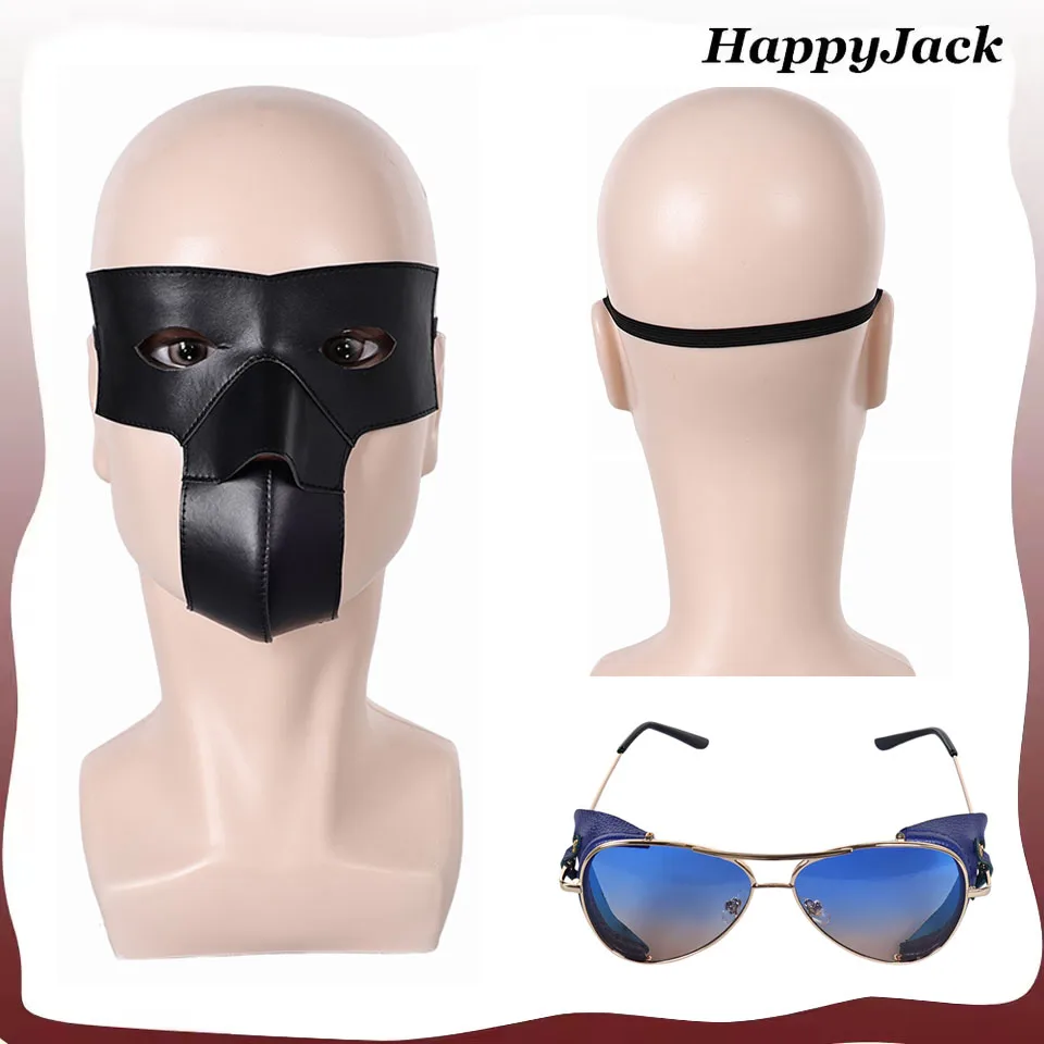 

Mister Cosplay Terrific Disguise Latex Masks Metamorpho Eyewear Movie Roleplay Masquerade Eyeglasses Halloween Costume Props