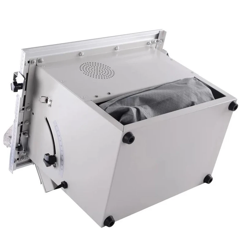 Imagem -05 - Elétrica Livre de Poeira Deslizante Table Saw Jd150c Deslizante Table Saw Carpintaria Floor Miter Corte Velocidade Ajustável 1500w