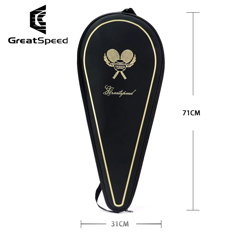 High Quality GreatSpeed Tennis Racket Cover 1Pack Squash Tennis Racquet Bag Original Oxford Unisex Badminton Tenis Sport Handbag
