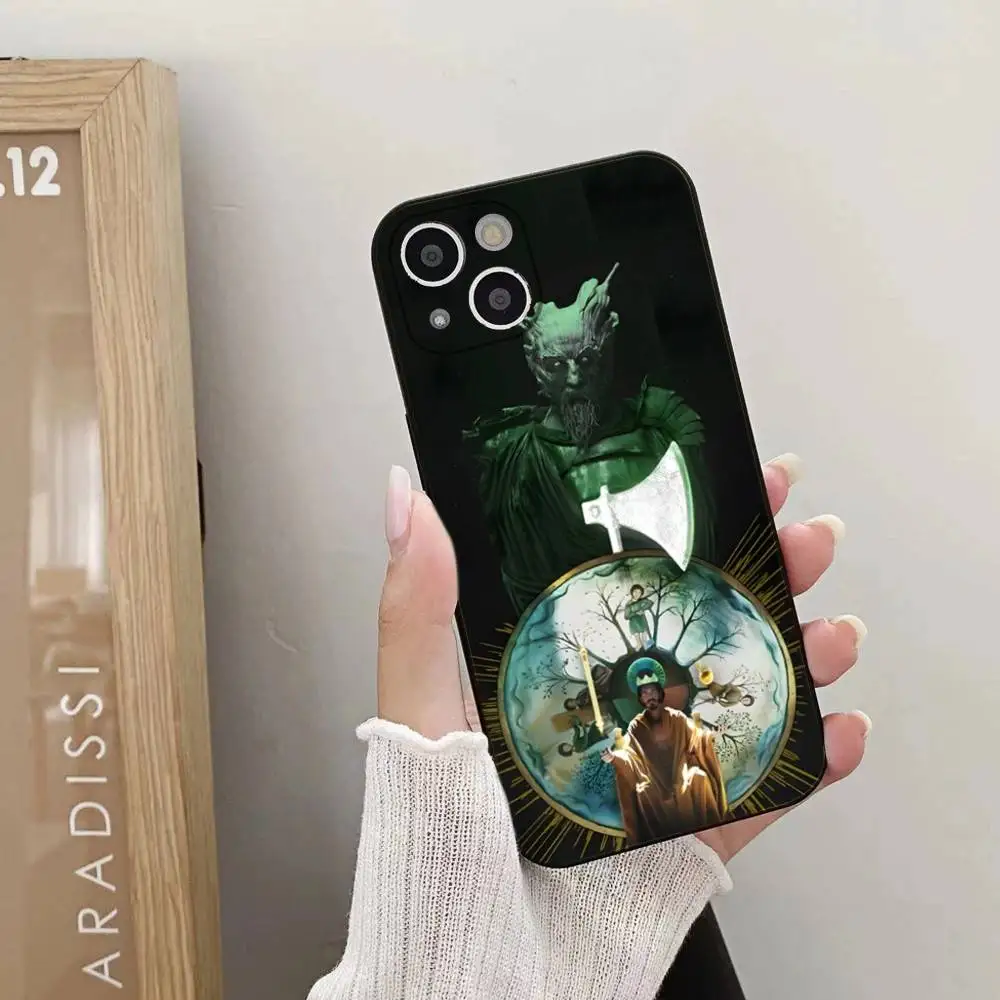 حافظة هاتف Film The G-Green Knight لهاتف iPhone 17,16,15,14,13,12,11 Plus, Pro,Max,Air,XR,XS,X,7,8 SE,Mini Silicone Soft #4