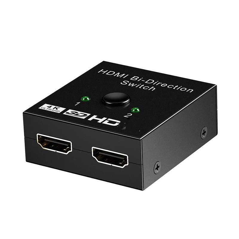 4K HDMI-compatible Splitter 2 Ports Bi-directional HD Switcher 1 in 2 Out HD Converter 3D HDR HDCP For PS4 Xbox HDTV Switcher