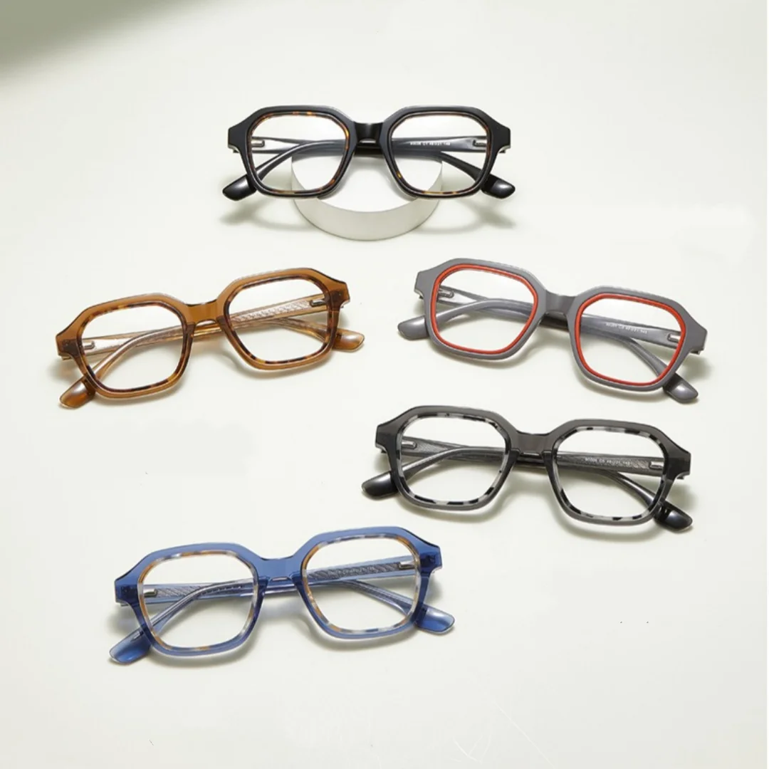 Gafas graduadas cuadradas de acetato de tendencia para mujer, gafas ópticas progresivas, gafas fotocromáticas/miopía