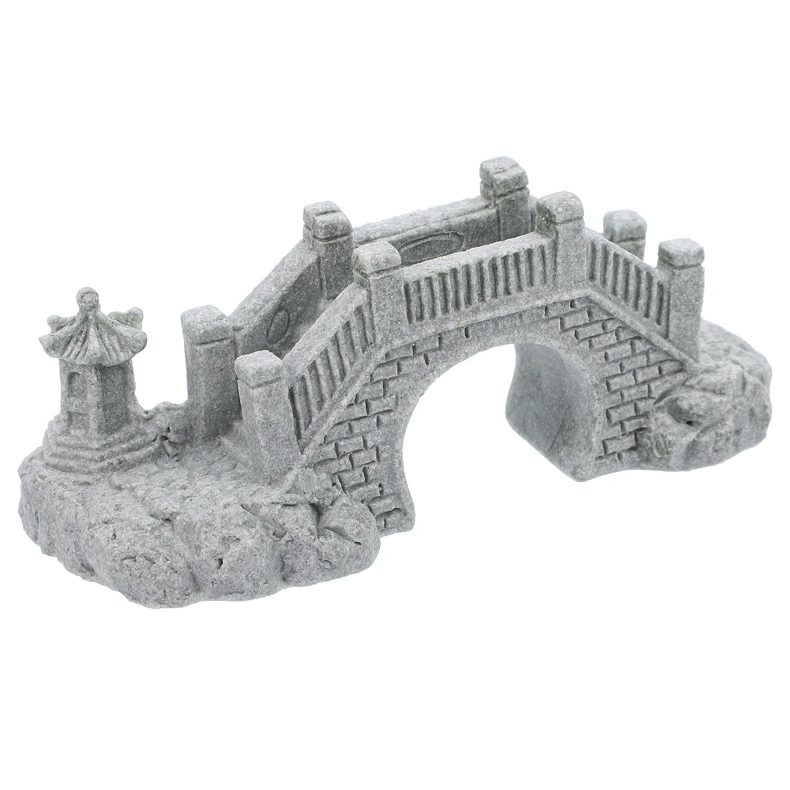 

Mini Sandstone Bridge Ornament Fish Tank Aquarium Decor Desktop Home Garden Japanese Style Micro Landscape Pond Accessories