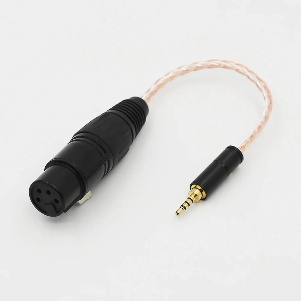 2.5mm Trrs Balanced Male to 4-pin XLR Balanced Female Headphone Audio Adapter for Astell&Kern AK240 AK380 AK320 onkyo DP-X1 FIIO