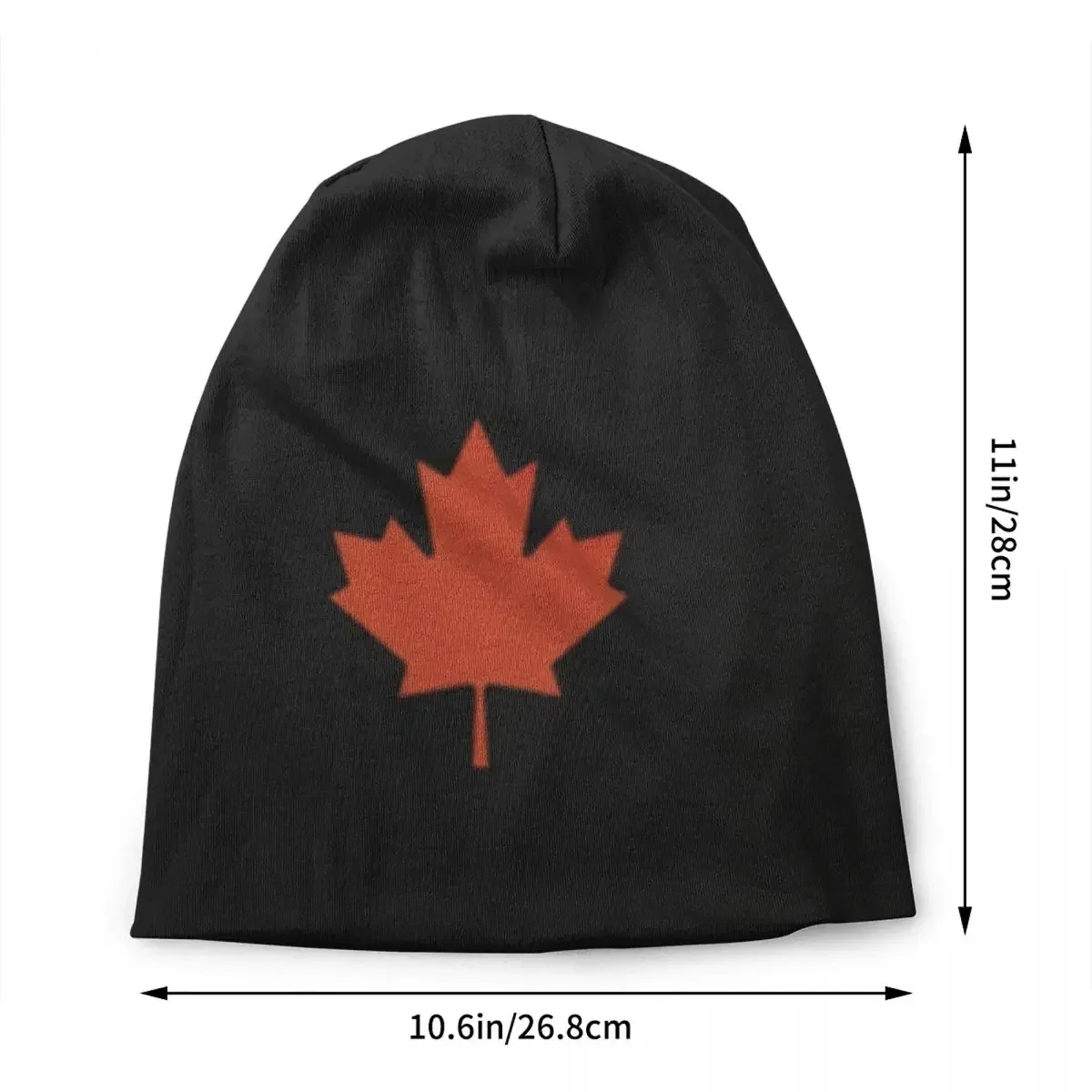 Flag Of Canada Skullies Beanies Caps For Men Women Unisex Cool Winter Warm Knitted Hat Adult Canadian Patriotic Bonnet Hats