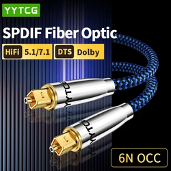 YYTCG HiFi Digital Optical Audio Cable Toslink SPDIF Coaxial Cable Fiber Cable for Amplifiers Blu-ray Player Xbox 360 Soundbar