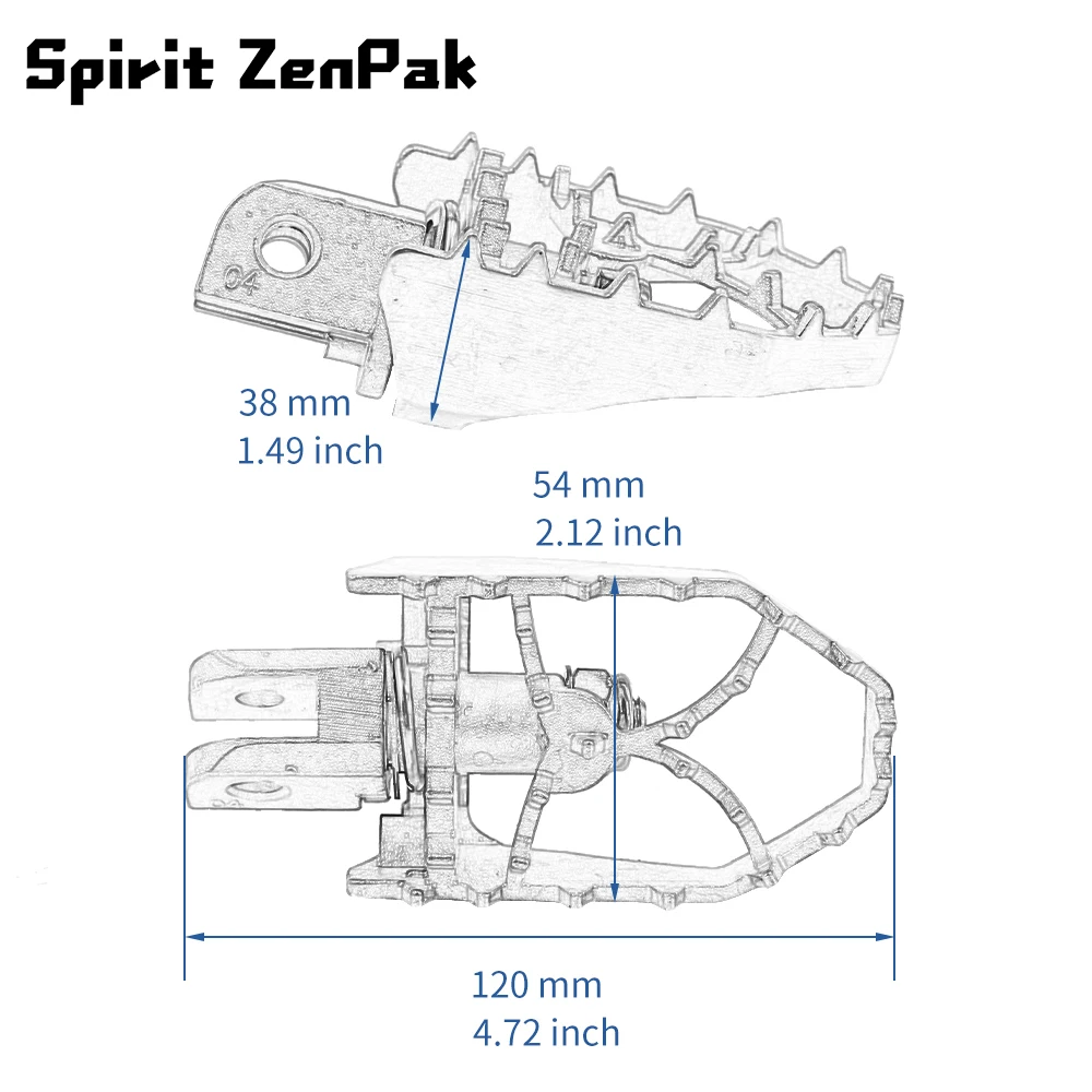 

Для 390 Adventure 2021-2023 гг. ​ DL1000 V-STROM 1000 XT 2017-2021 DL250 V-STROM 250 2017-2021 Вращающиеся подножки Подножки