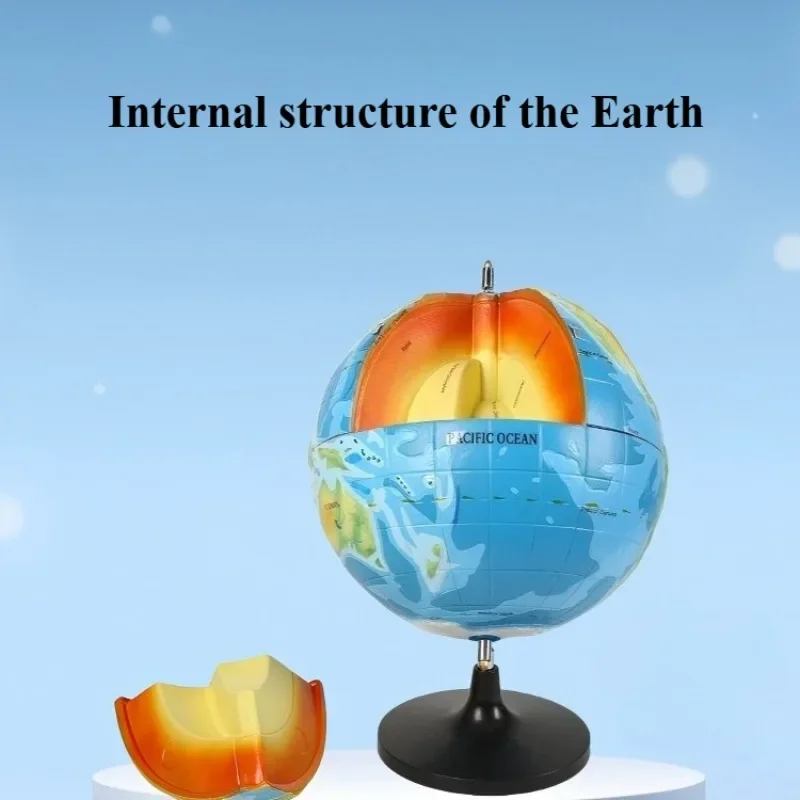 32cm Globe Internal Structure Model English Font Earth Geography Teaching Instrument