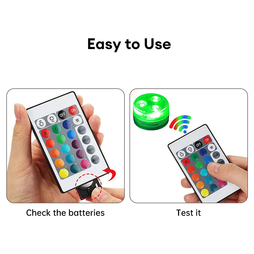 24-key Infrared Remote Controllor E27 W28 Series LED RGB Light Bulbs Remote Control Home Decor Lighting Color Changing Regulator