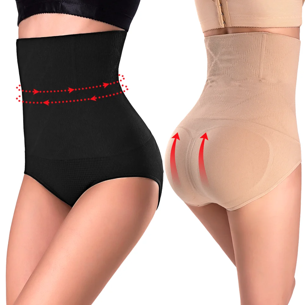 Hohe Taille Trainer Body Shaper Bauch Steuer Höschen Hüfte Butt Lifter Unterwäsche Abnehmen Shapewear Modellierung Riemen Slip Panty