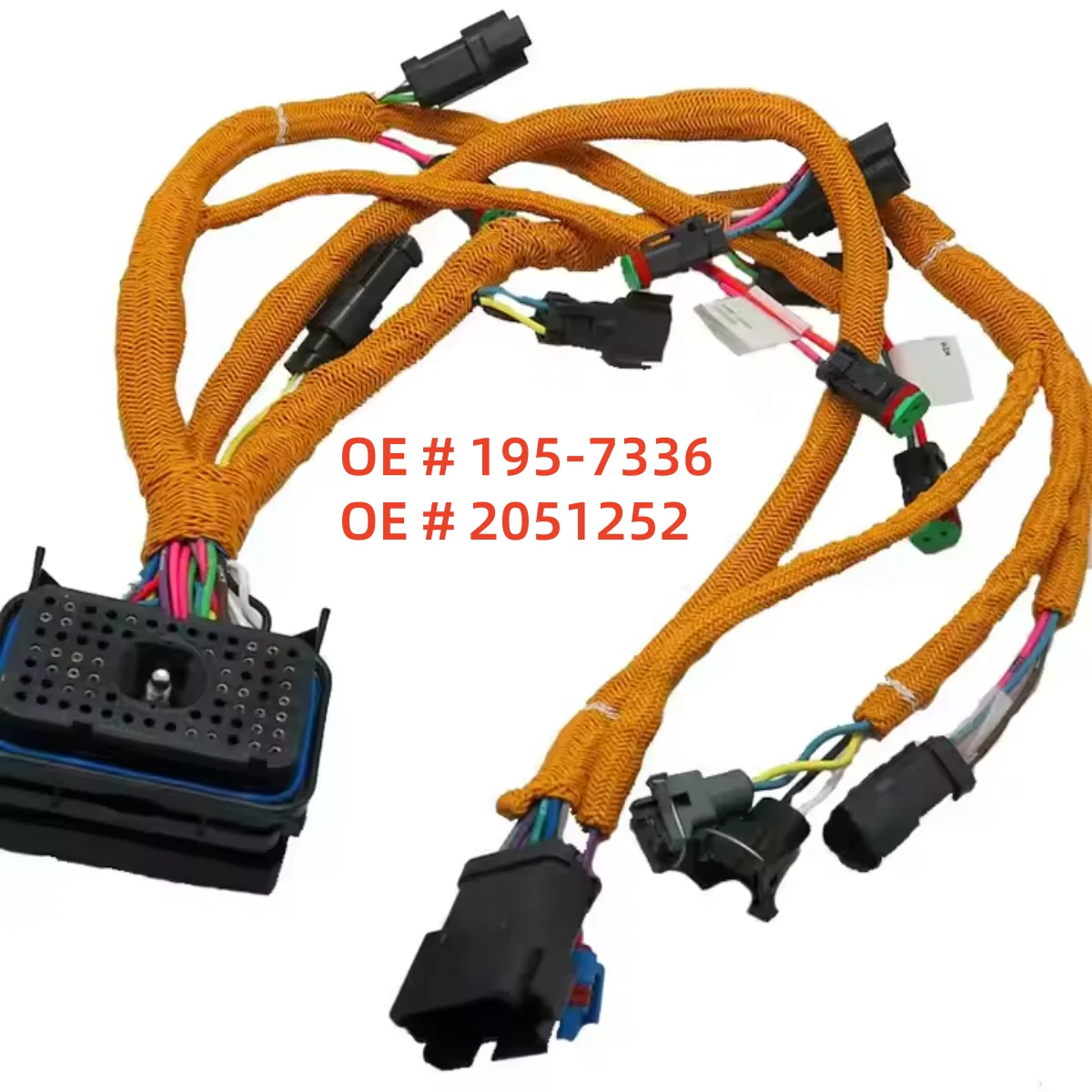 

High quality195-7336 205-1252 applicable to Caterpillar E325C/3126B excavator C7 electronic fuel injection engine wiring harness