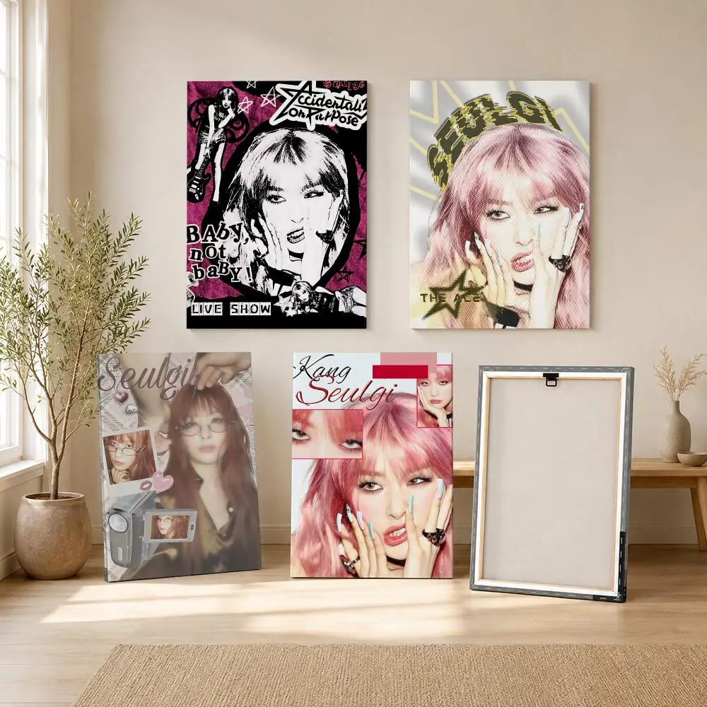 Best Seller S-SEULGI Painting Calligraphy Canvas Wall Art Living Room Bedroom Hallway ClearPrint Non-Fading&Gift