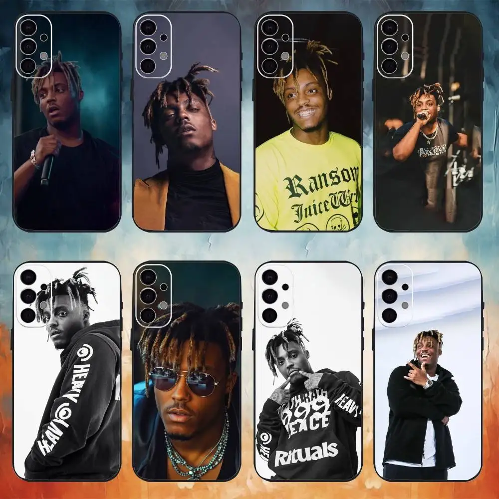 Singer J-Juice W-WRLD Phone Case For Samsung S25,S24,S21,S22,S23,S30,Ultra,S20,Plus,Fe,Lite,Note,10,9,5G Black Cover #1