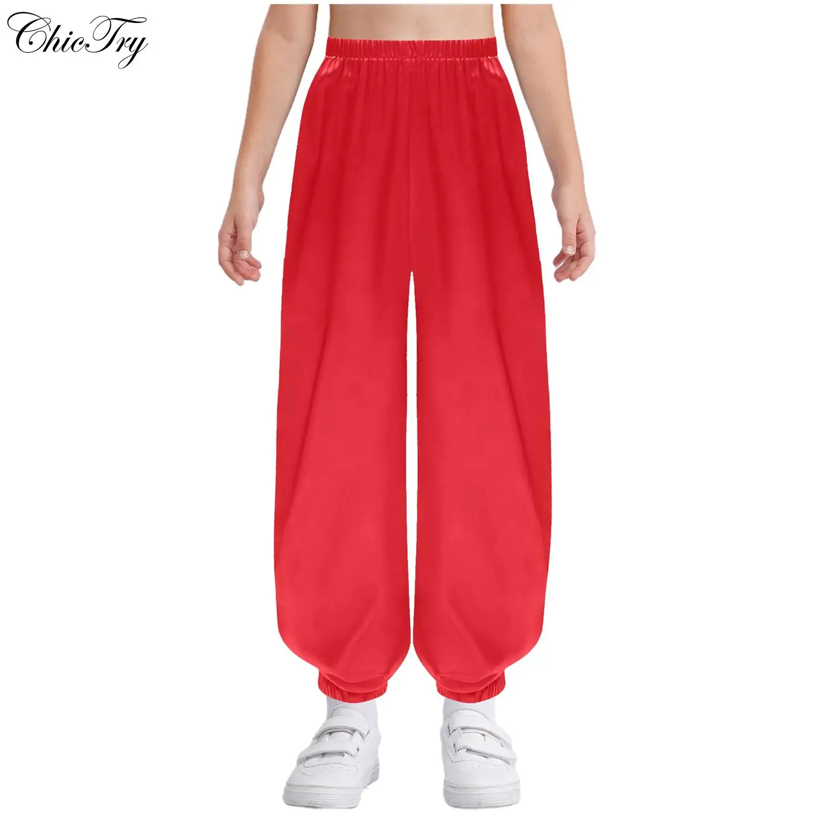 أطفال بنين بنات السراويل الصينية التقليدية الكونغ فو موحدة تاي تشي الجناح تشون فنون الدفاع عن النفس الزي مطاطا حزام السراويل السراويل