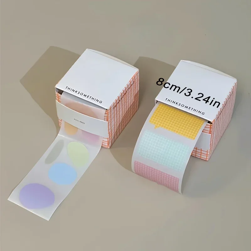1pc Pull-up Sticky Notes, Colored Dialogue Box Memo, Multi-functional Wrong Question Correction, Fully Adhesive Sticky Notes