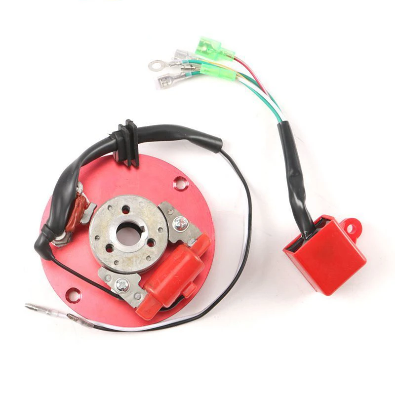 Motorcycle Magneto Coil Inner Rotor Stator Assembly Kit for 50/110/125/140/150CC Scooter Go Kart ATV Quad Moto Horizontal Engine