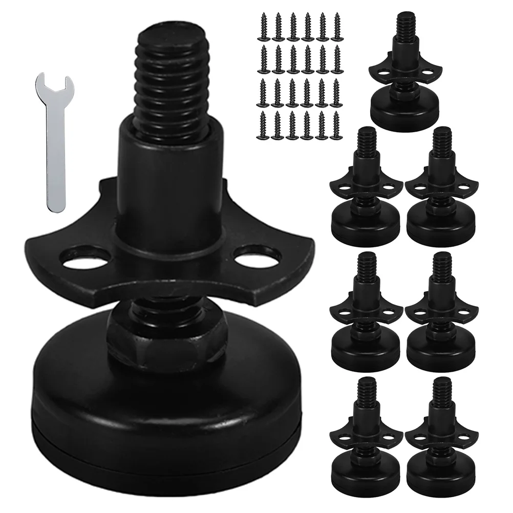 

8Pcs Adjustable Furniture Leveling Feet Durable Table Leg Extenders Anti Wobble Pads for Sofas Beds Bookshelves