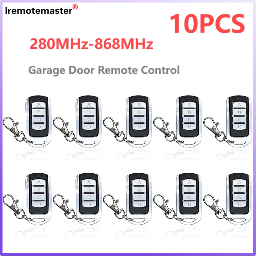 

10PCS 287-868MHz Remote Control Duplicator Clone Garage Command Opener Gate Control Rolling Code Garage Door Remote Control