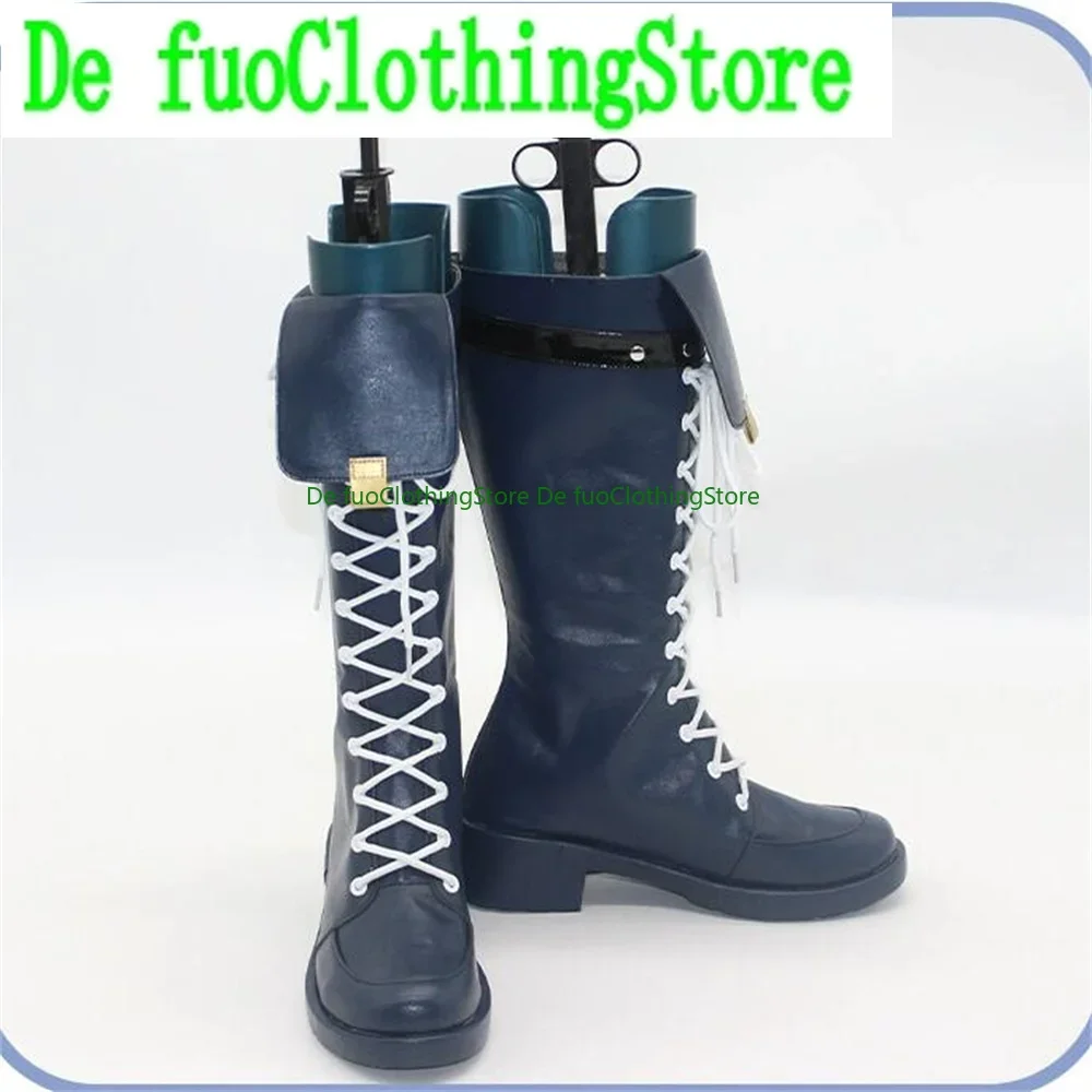 Igusa Haruka الأزرق الأرشيف تأثيري أحذية الأحذية لعبة أنيمي هالوين عيد الميلاد Defu متجر الأحذية