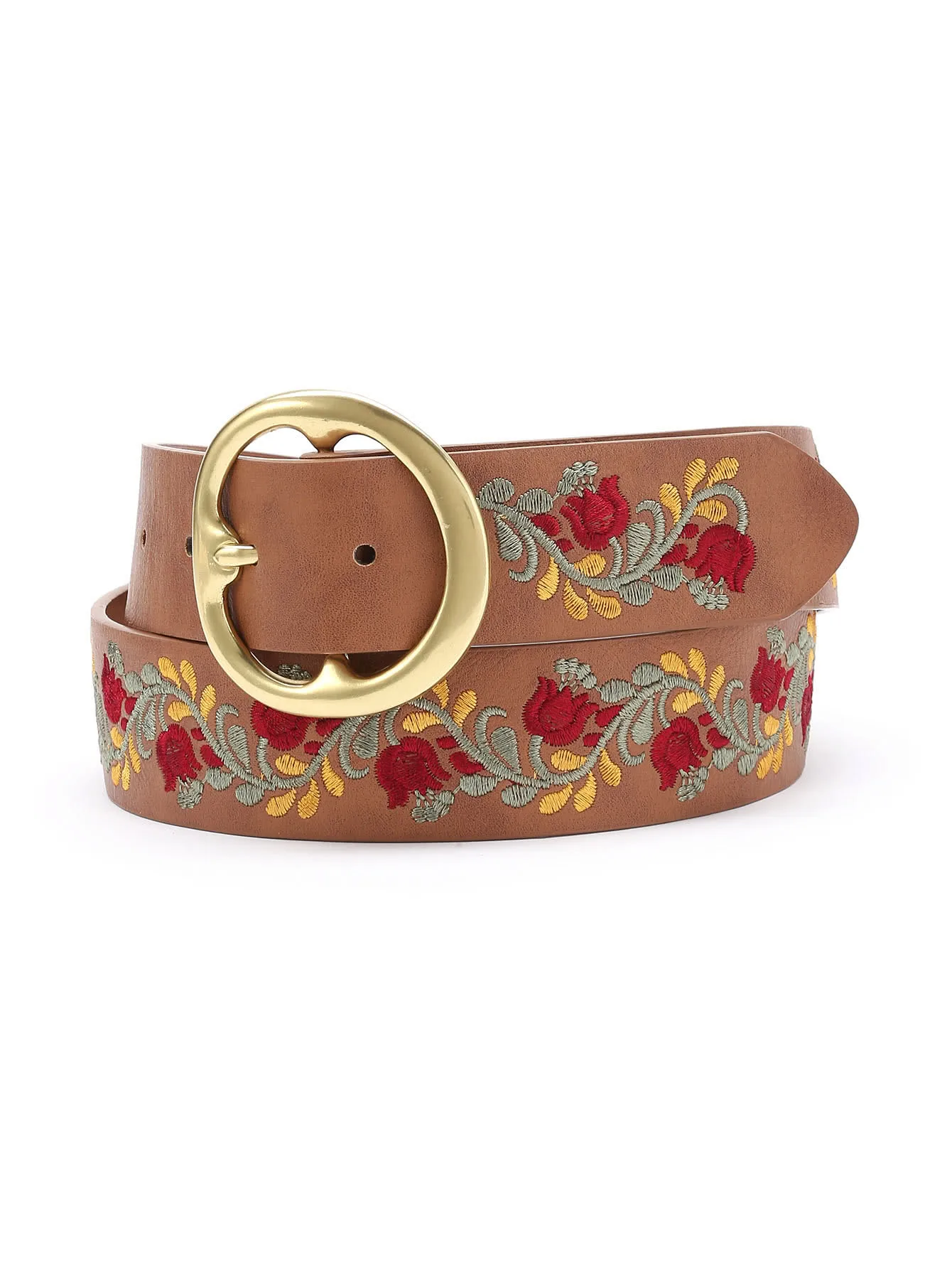Flower Embroidery Belt