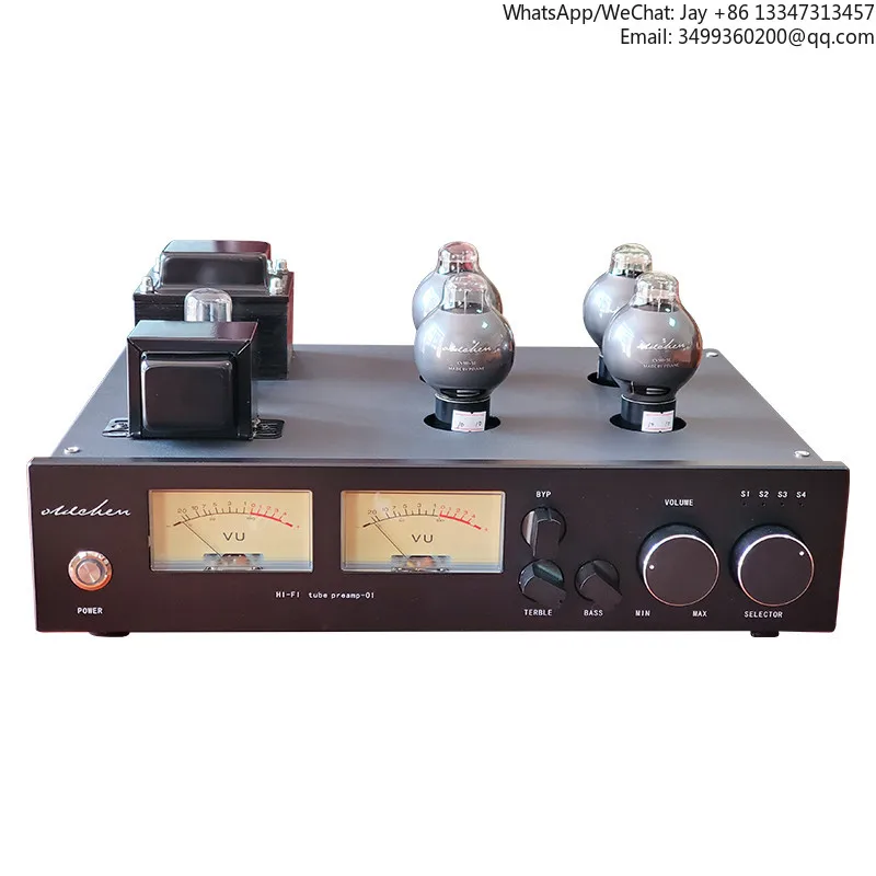 

Ламповый предусилитель Laochen C1 с входом/выходом XLR для самостоятельной сборки, лампы 6SN7 CV181, усиление 10X