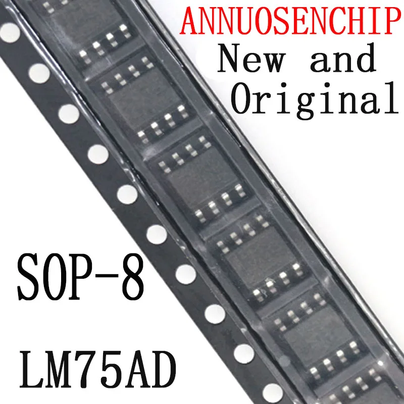 

100PCS New And Original SOP8 LM75 SOP LM75A SMD SOP-8 LM75AD