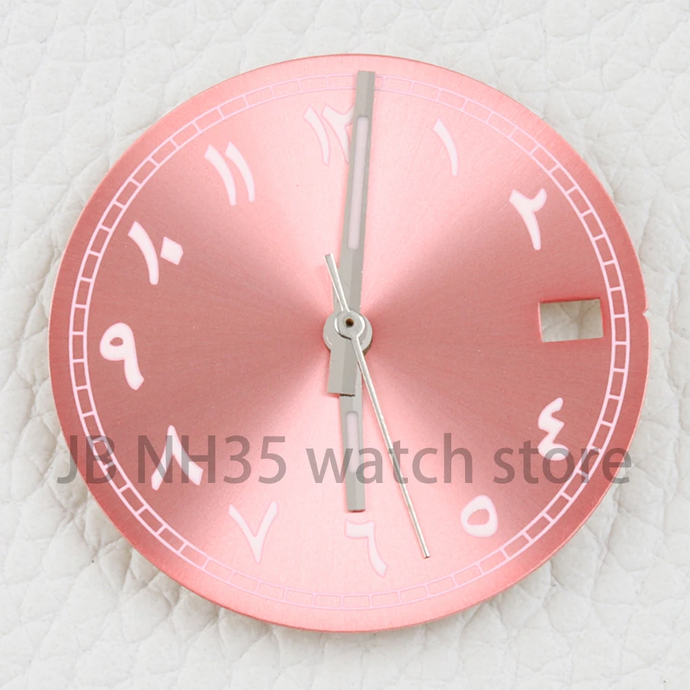 28.5 مللي متر NH35 الطلب + مؤشر أمة الله الأرقام العربية مع تاريخ النوافذ ل Datejust NH35 NH36 ساعة يد تعمل بالحركة استبدال أجزاء #6