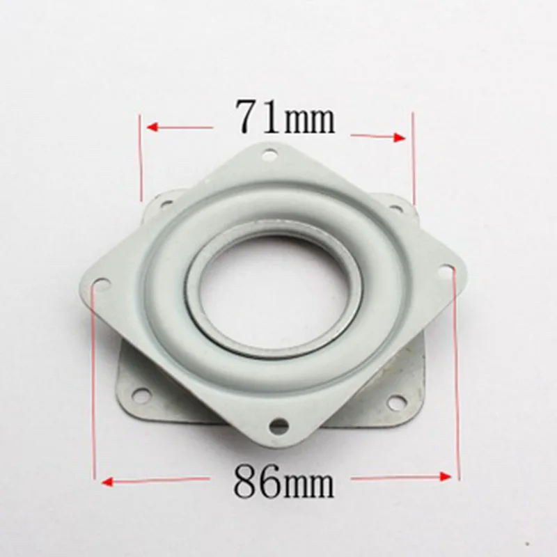 1X 2/3/4Inch Swivel Plates Bearing Swivel Metal 360 Degrees Rotating Rolling Bearing Turntable Display Stand Furniture Hardware