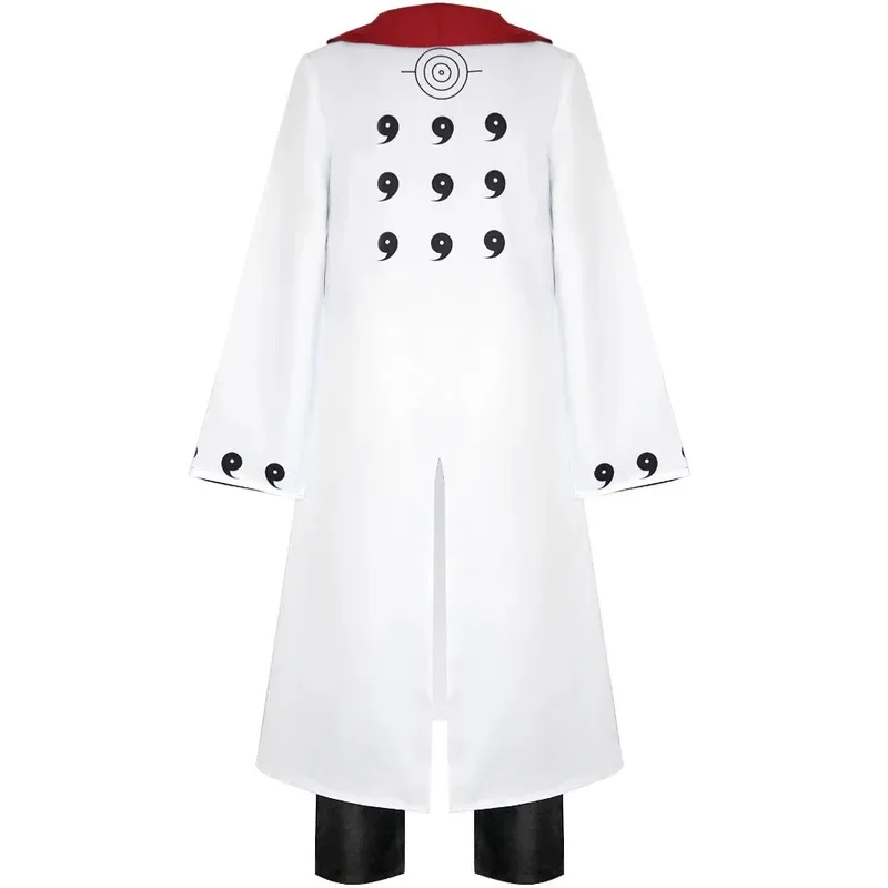 

25COSUchiha Madara Anime Cosplay Costume White Outfits Man Halloween Cosplay Uchiha Madara Clothing