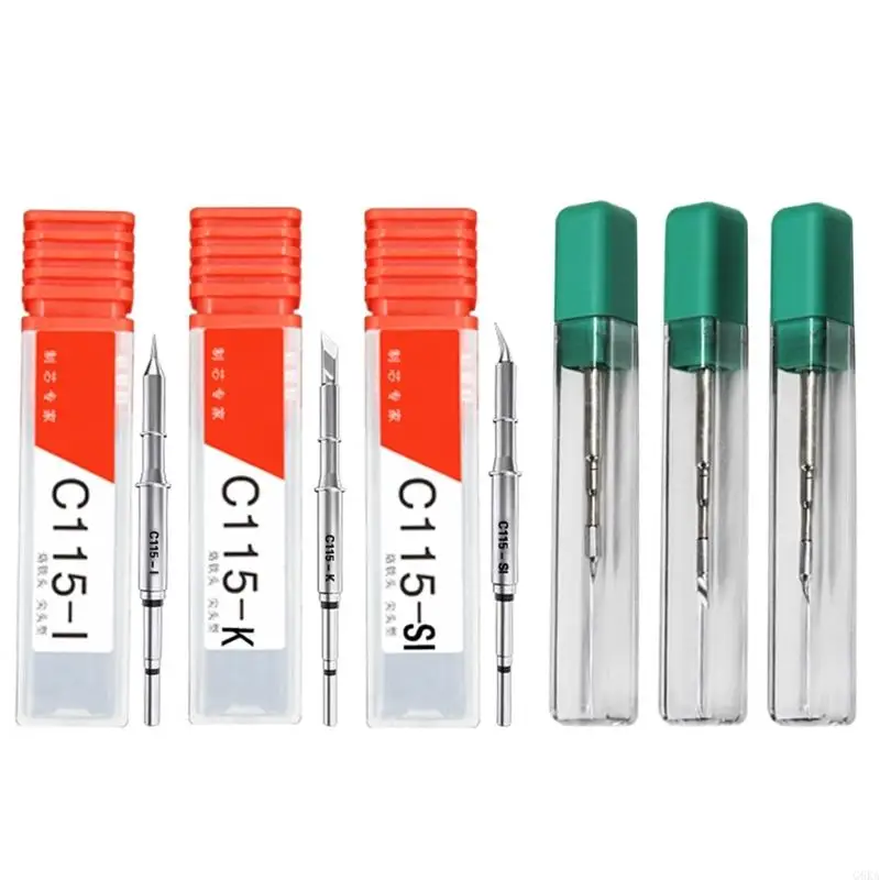 G6KA Soldering Tip C210 C115 Soldering Iron Tip for GVM T210 GVM T115 Professional Soldering Station Welding Accessories