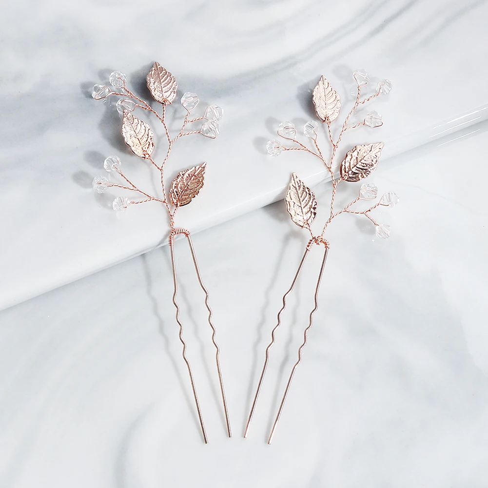 Blumen Perlen Perlen Haarstab Kristall Haar Braut Haarnadeln Zubehör Haarnadeln Perlen Haarschmuck Strass Haarnadeln – Detail 15
