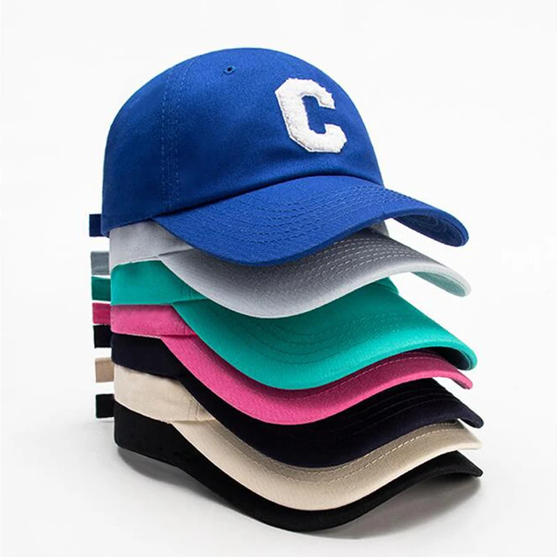 New popular Large Letter C Baseball Cap for Women Men Summer Fashion Sun Hats Streetwear Casual Snapback Hat Hip Hop Caps Gorros