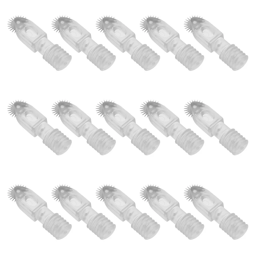 

15 Pcs Eyebrow Roller Microblading Shading Needles Embroidery Tattoos Embroidered Silica Gel