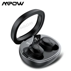 Mpow S46 True Wireless Earphones 5.3 Bluetooth Mode Deep Bass LED Digital Display True Earphones in-Ear Earbuds for Work Sports