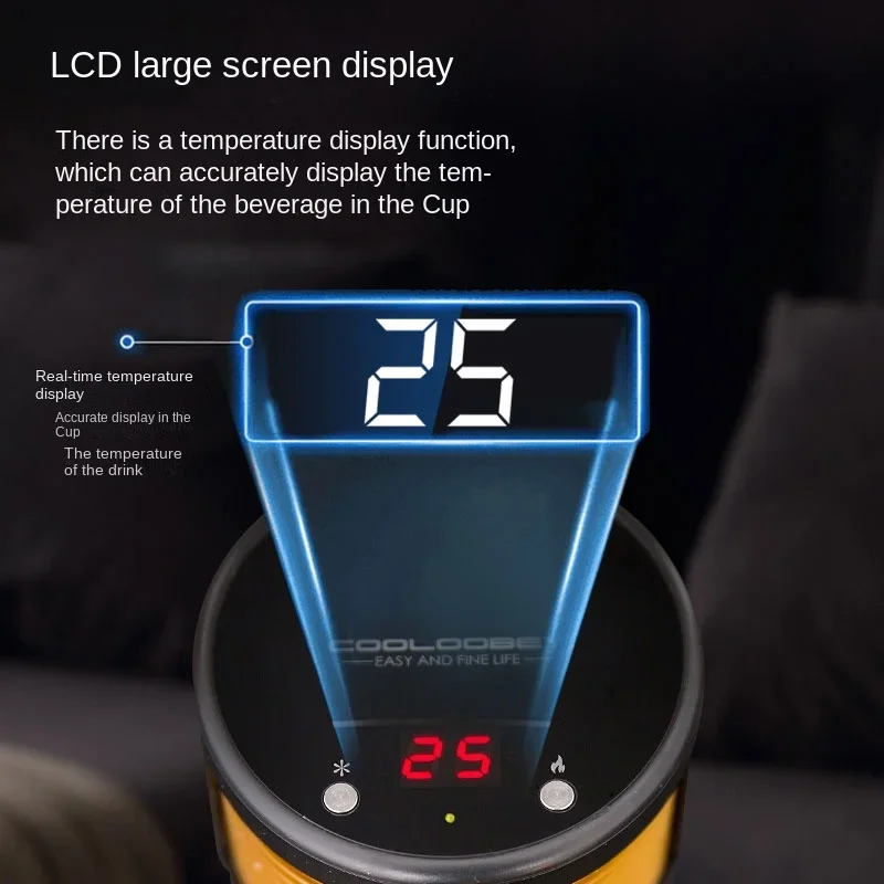 intelligent fast cooling black technology car refrigeration cup