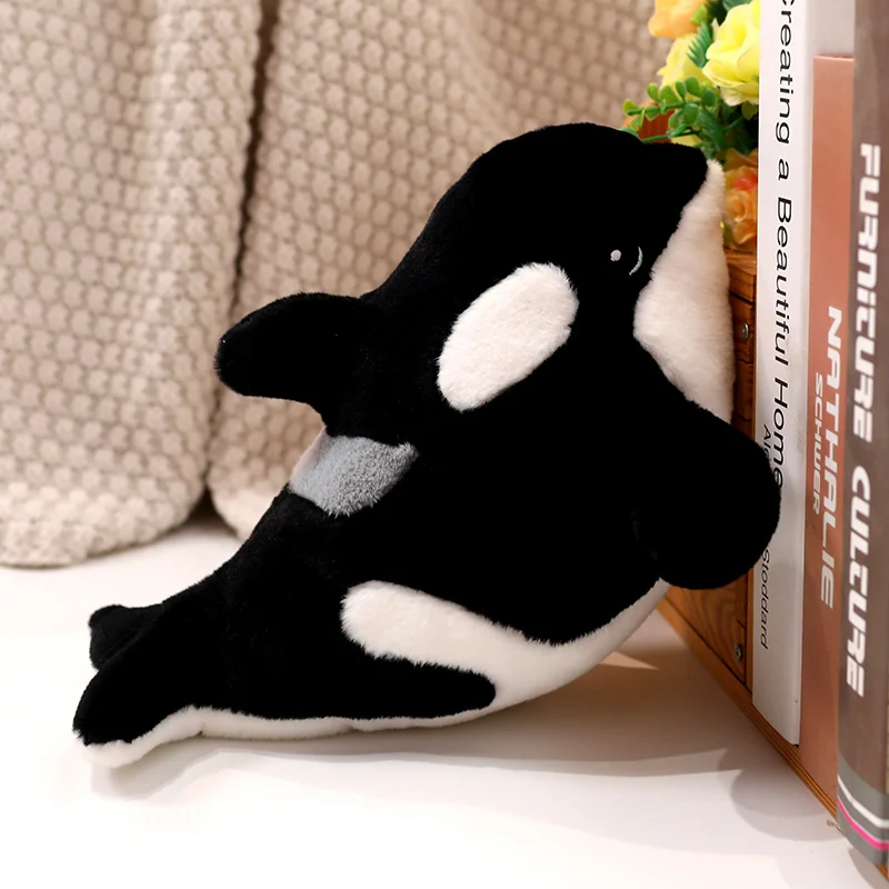 Imitation killer whale Plush Toys Cute Cartoon Emulational Sea Animals Stuffed Dolls Homedecor Sofa Plush Pillow Birthday Gift