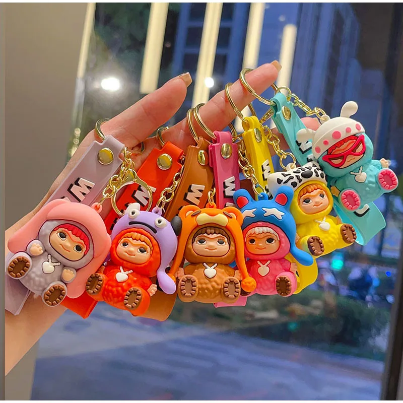 New model Cute cartoon keychain doll, cheap backpack, key pendant, keychain