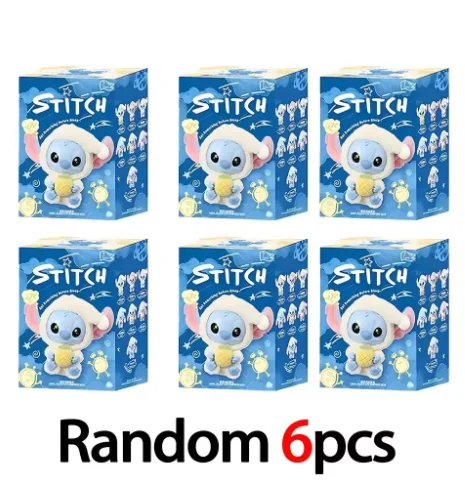 HOT!かわいいスティッチ ブラインドボックスバッグ 寝る前に食べようシリーズ ビニールペンダント キュートドール ミステリーボックス ふわふわドール サプライズギフト