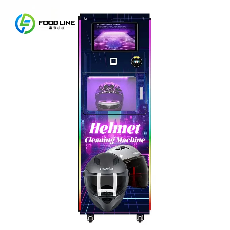 Máquina expendedora personalizada para limpieza y desinfección de cascos de motocicleta, máquina expendedora de lavado de cascos de moto, duradera