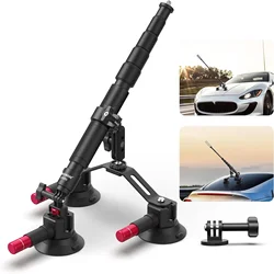 NEEWER CA065 Triple Suction Cup Car Mount For DJI OSMO Action 4 3 2 Gopro Hero 12 11 10 9 Insta360 X3 X2 etc Action Camera