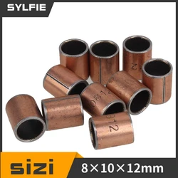 10pcs Wear-Resisting SF-1 Self Lubricating Bearing Bushing 8mm x 10mm x 12mm