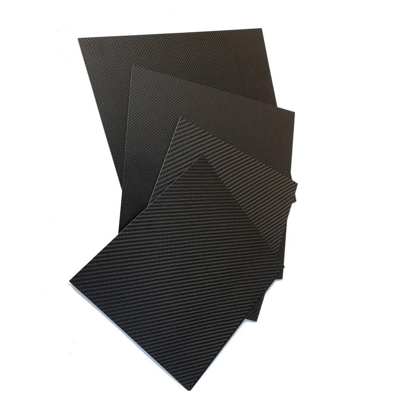 500x600mm full 3K carbon fiber board high-strength carbon board panel thickness 0.5mm 1mm 1.5mm 2mm 2.5mm 3mm 3.5mm 5mm