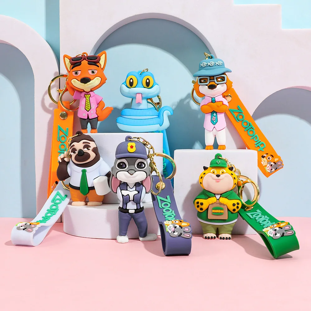 LLavero De 2 figuras De Zootopia, 52 estilos, bonita muñeca De PVC, Gary De'Snake, llavero De coche, accesorios, colgante para bolso, regalo De Navidad perfecto