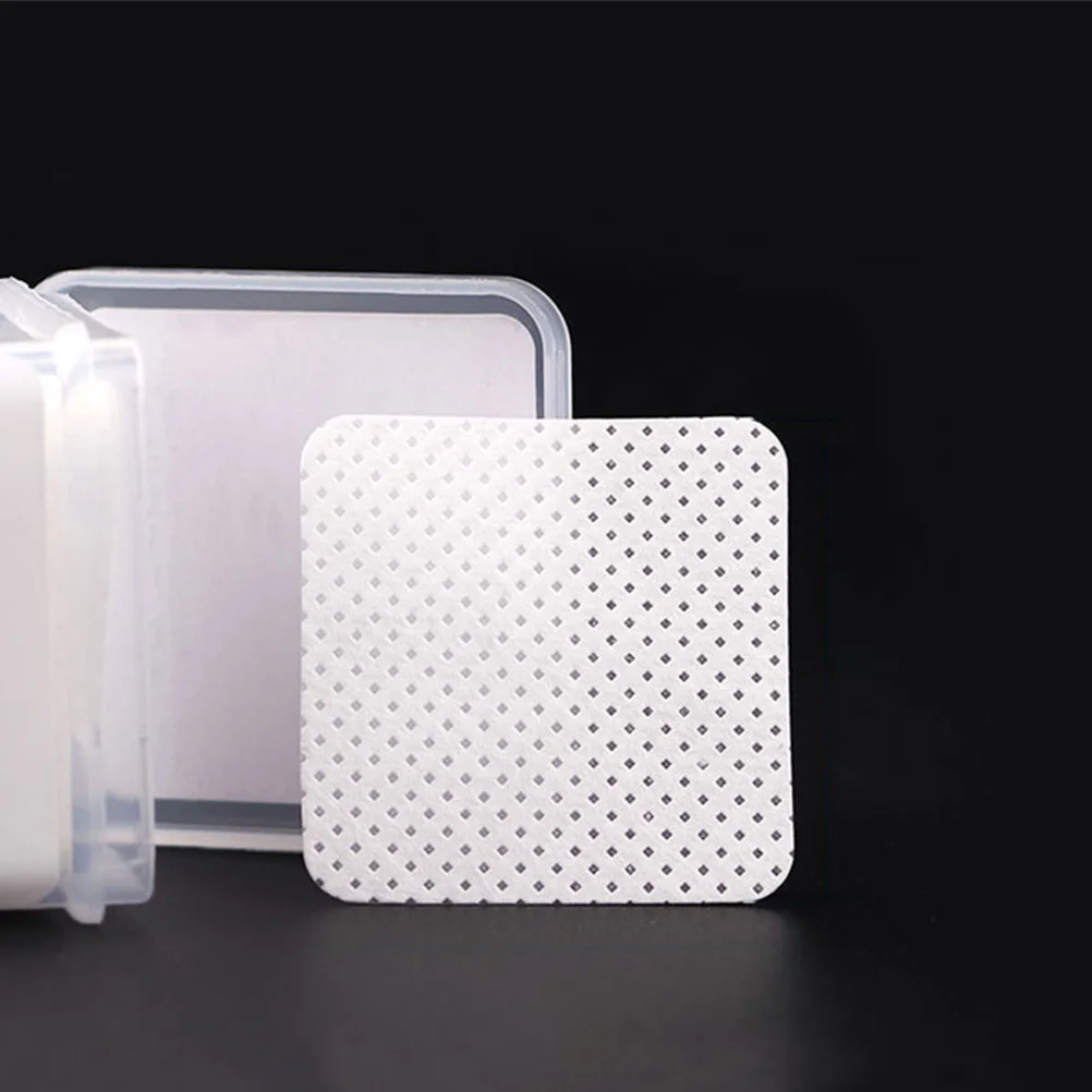 Tampon de nettoyage pour lingettes de colle à cils, lingette de nettoyage réutilisable pour l'élimination des résidus de bouteille, nettoyant pour Gel pour Nail Art