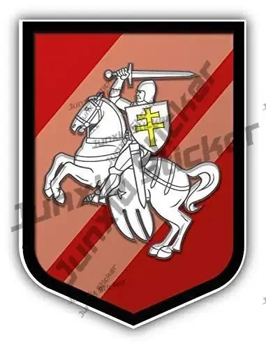 

Belarus Coat of Arms Vinyl Sticker Waterproof Decal for Car Bumper Laptop Notebook Bumper Window Phone Trunk Guitar accessories