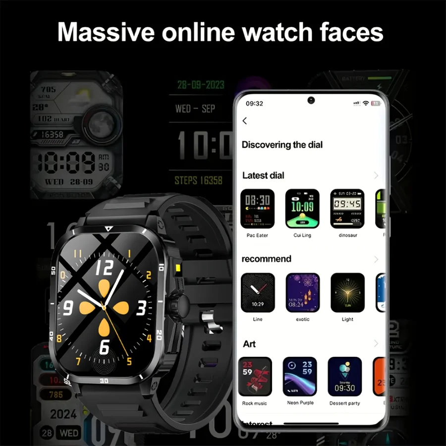 야외용 남성용 스마트 워치 2.01인치 풀 터치 스크린 - Watch 7 Smartwatch Iphone 리뷰 및 가격