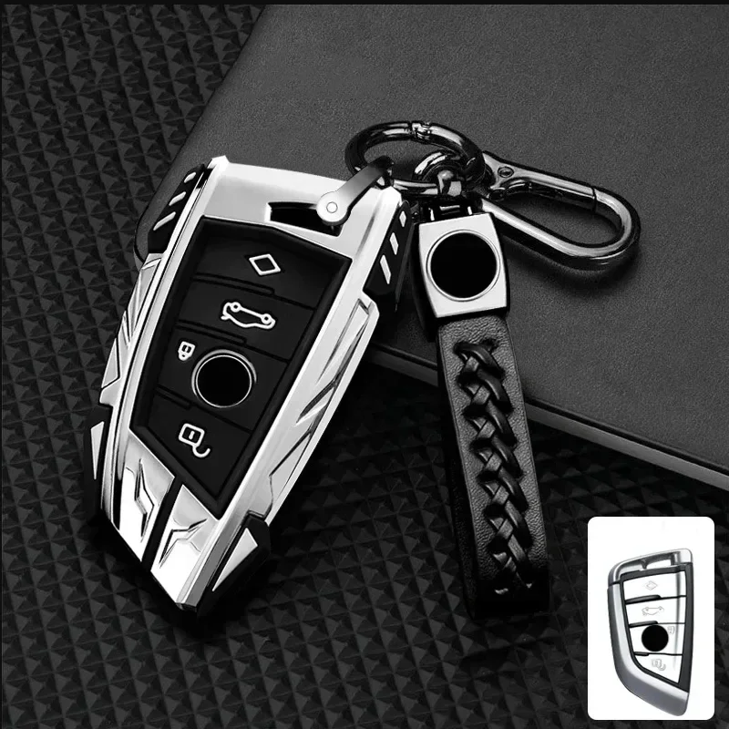 

Zinc Alloy Car Key Case Cover Bag For Bmw F20 G20 G30 X1 X3 X4 X5 G05 X6 X7 G11 F15 F16 G01 G02 F48 Accessories Holder Shell