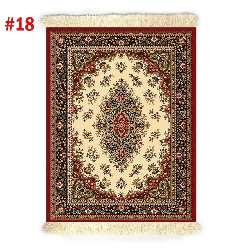 27x18CM Persian Carpet Pattern Mouse Pad  Laptop DIY Custom Desk Pad Velvet Material Decoration Gaming Desk Best Game Anime Rug